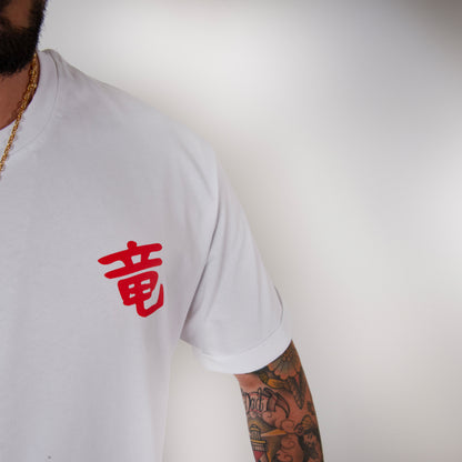 Unisex T-shirt,Stylish Dragon Shenron with Chinese Writing